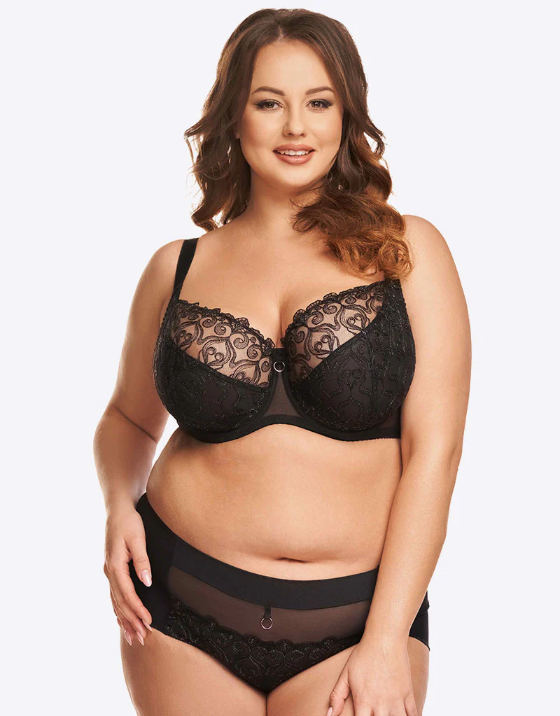 Nessa Daisy Full Brief Black - Image 3