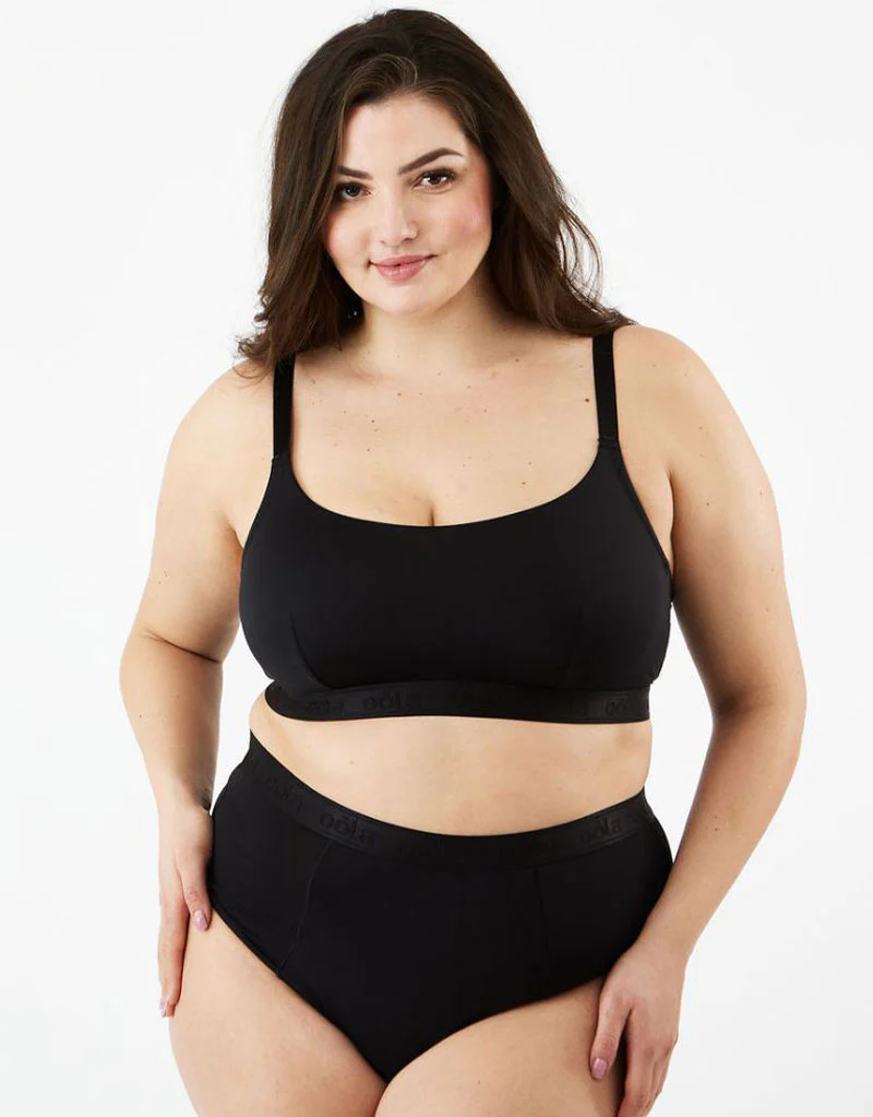 Oola Hidden Wire Bralette Black