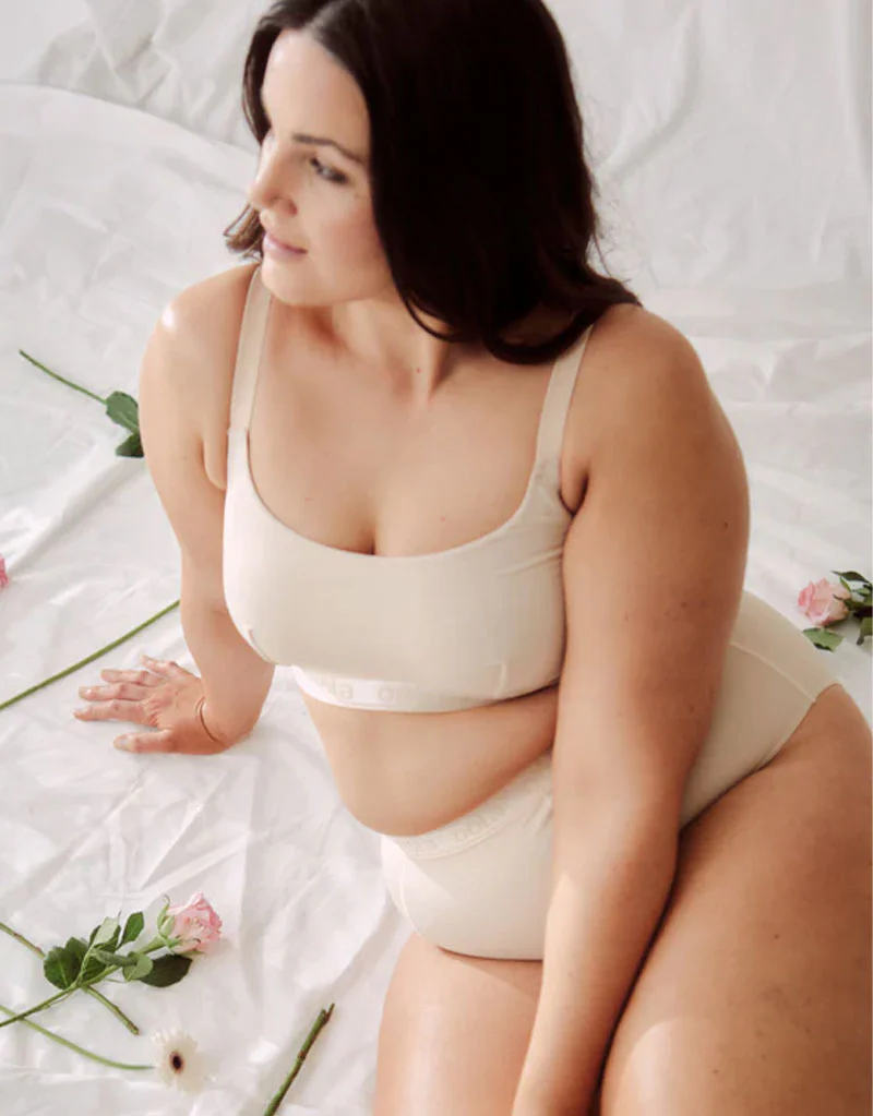 Oola Hidden Wire Bralette Latte Beige - Image 2