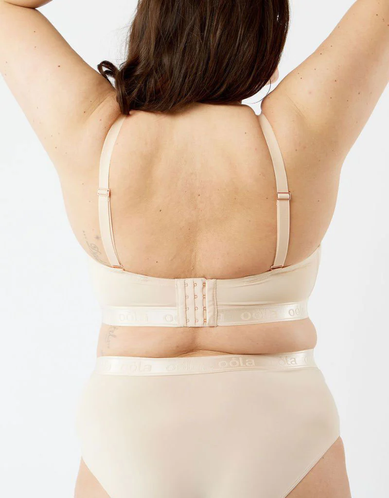 Oola Hidden Wire Bralette Latte Beige - Image 6