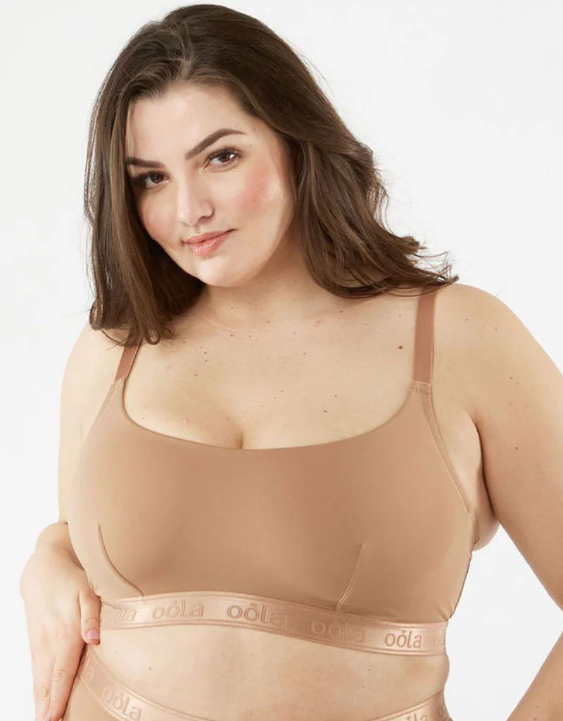 Oola Hidden Wire Bralette Mocha Brown - Image 3
