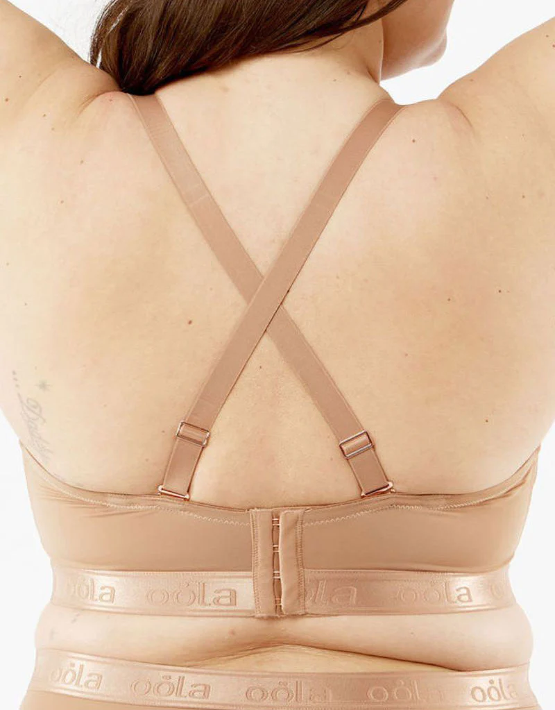 Oola Hidden Wire Bralette Mocha Brown - Image 5