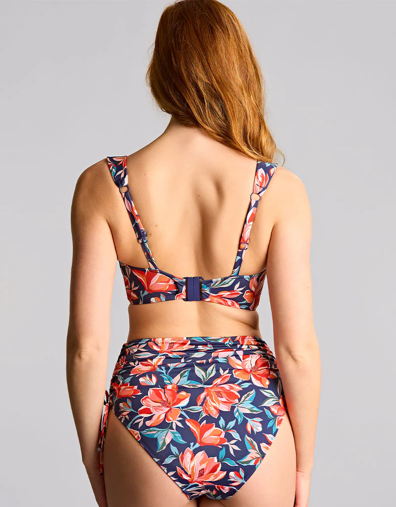 Panache Midi Gather Bikini Brief Liliflora Print - Image 4