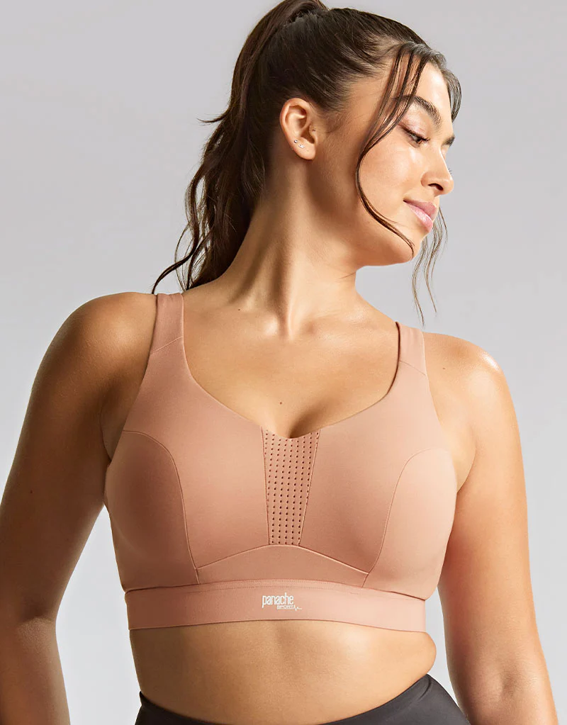 Panache Endurance Non-Padded Sports Bra Dusty Rose - Image 3