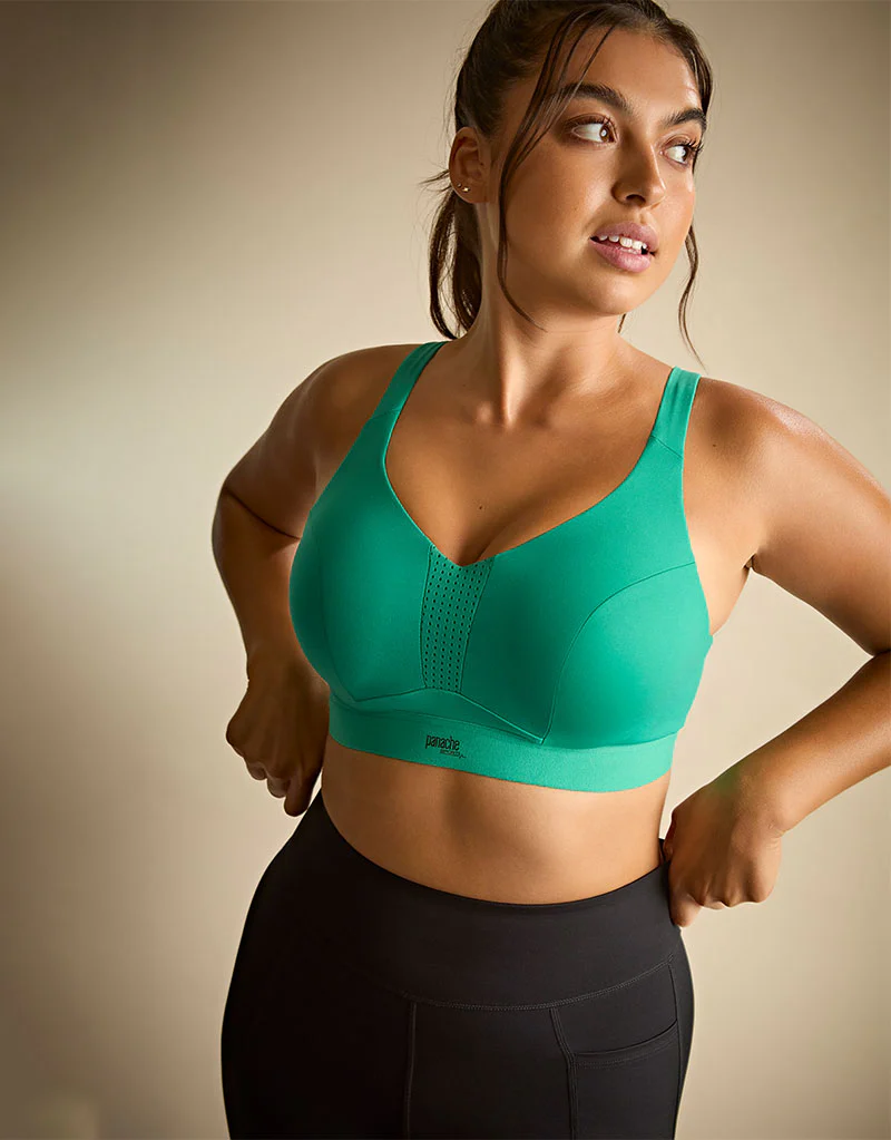 Panache Endurance Non Padded Sports Bra Green - Image 7