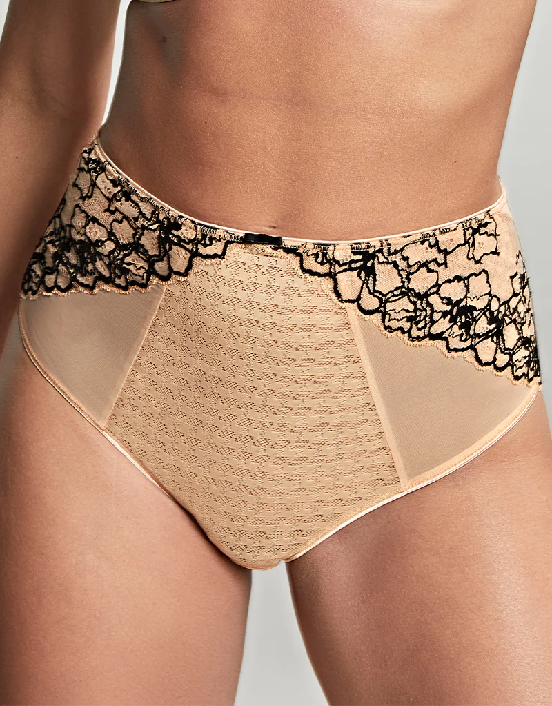 Panache Envy Deep Brief Sand/Black