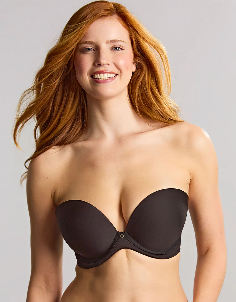 Panache Faith Moulded Plunge Strapless Bra Black - Image 3