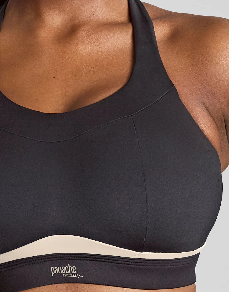 Panache Freedom Non Wired Sports Bra Black/Chalk - Image 5