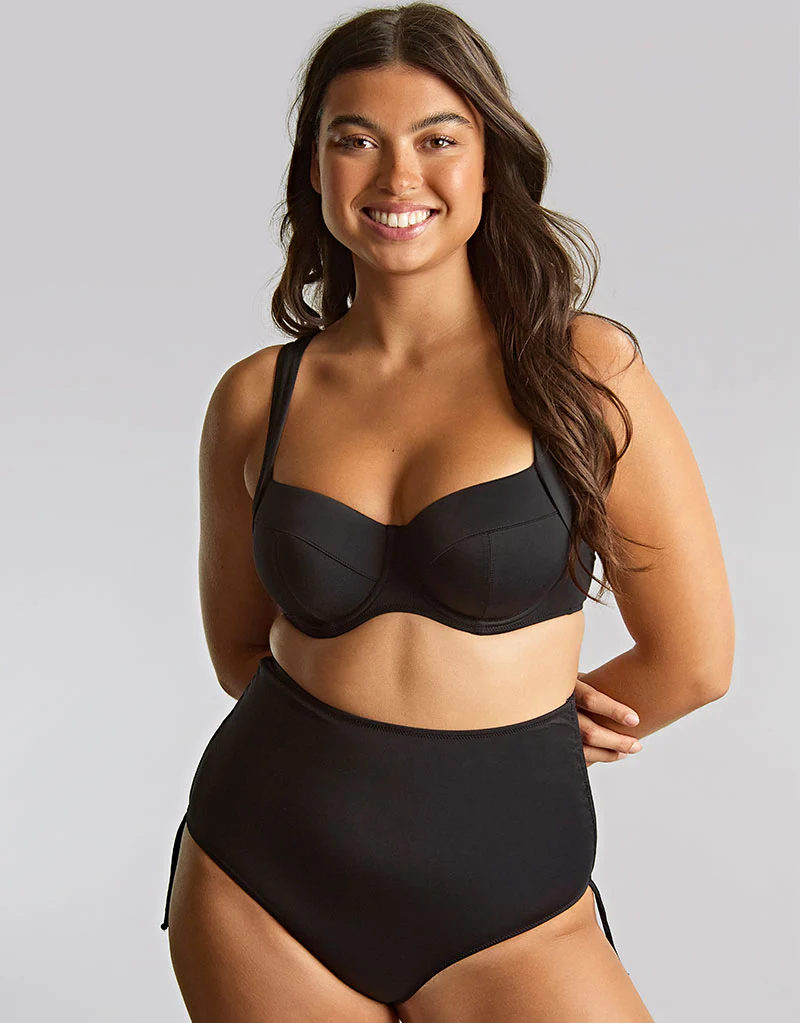 Panache Signature Midi Bikini Brief Black - Image 3