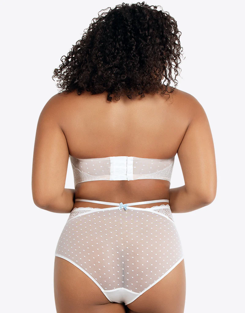 Parfait Amber Strapless Bra Pearl White - Image 5