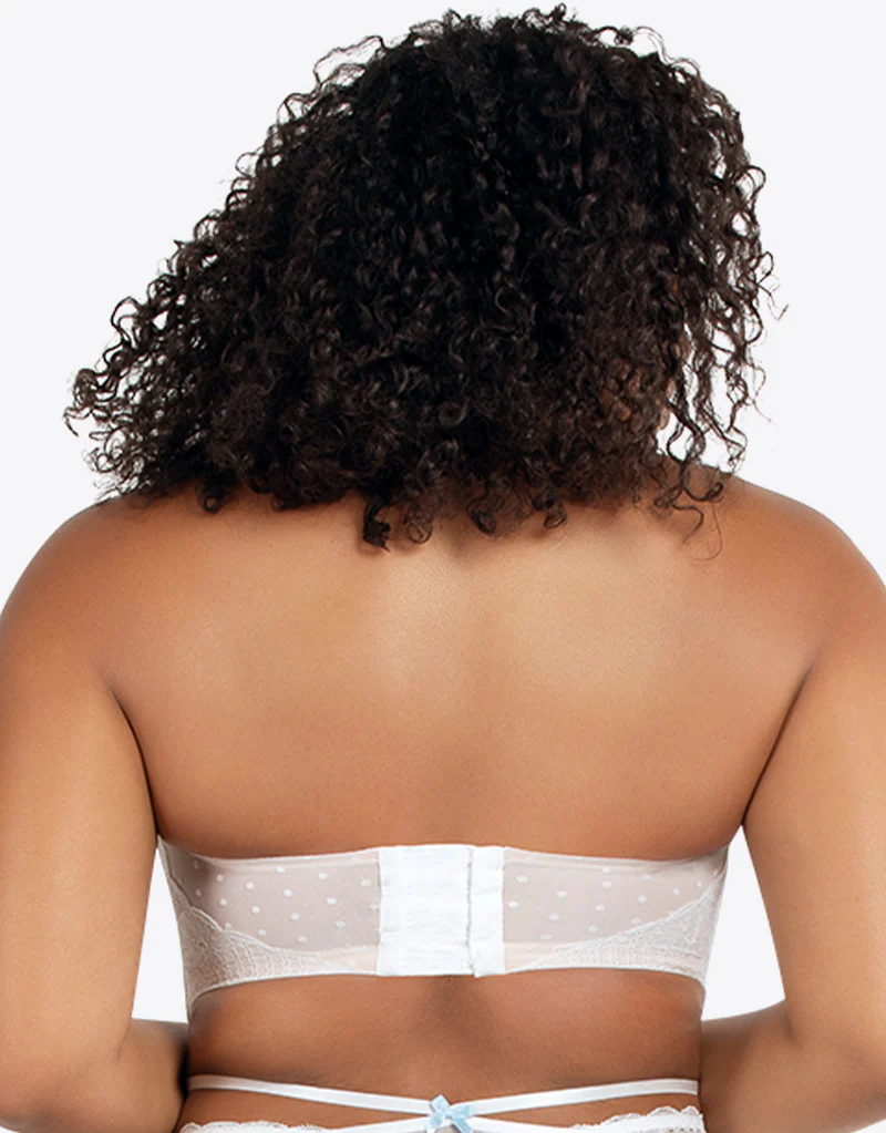 Parfait Amber Strapless Bra Pearl White - Image 6