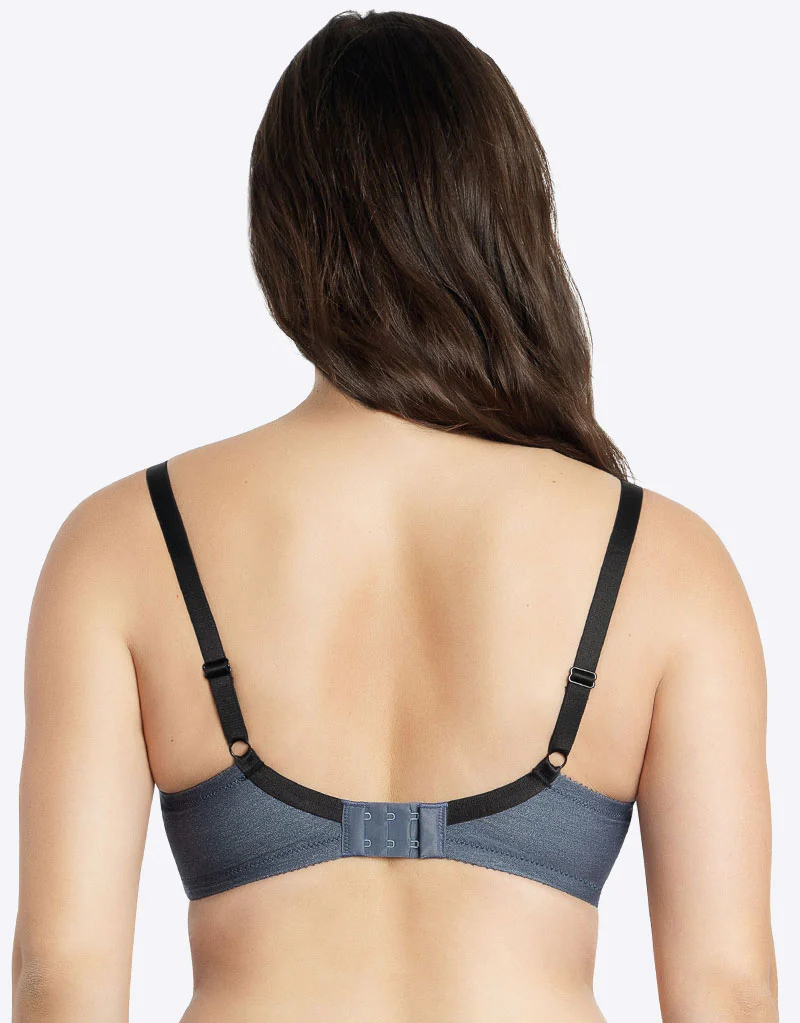 Parfait Casey Plunge T Shirt Bra Dark Denim Blue - Image 6