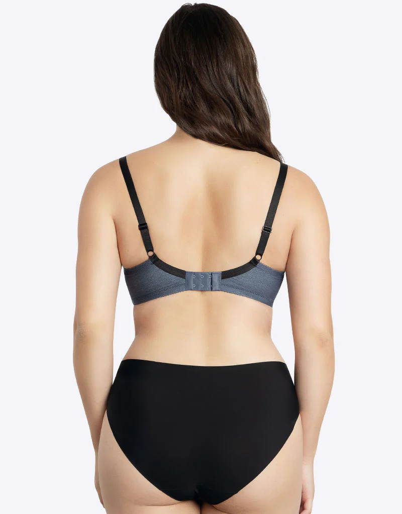 Parfait Casey Plunge T Shirt Bra Dark Denim Blue - Image 7