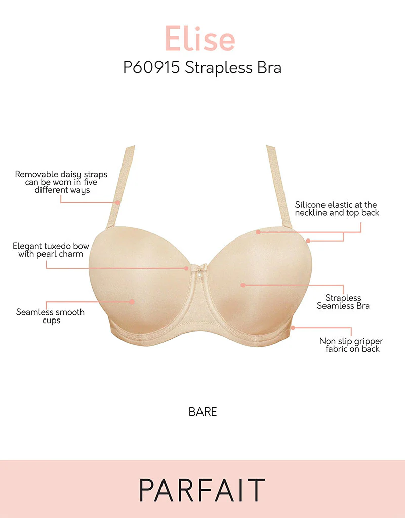 Parfait Elise Strapless Bra Bare Latte - Image 3