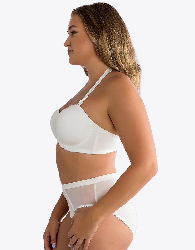 Parfait Elise Strapless Bra Pearl White - Image 12
