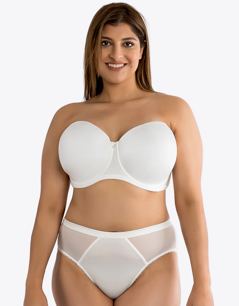 Parfait Elise Strapless Bra Pearl White - Image 13