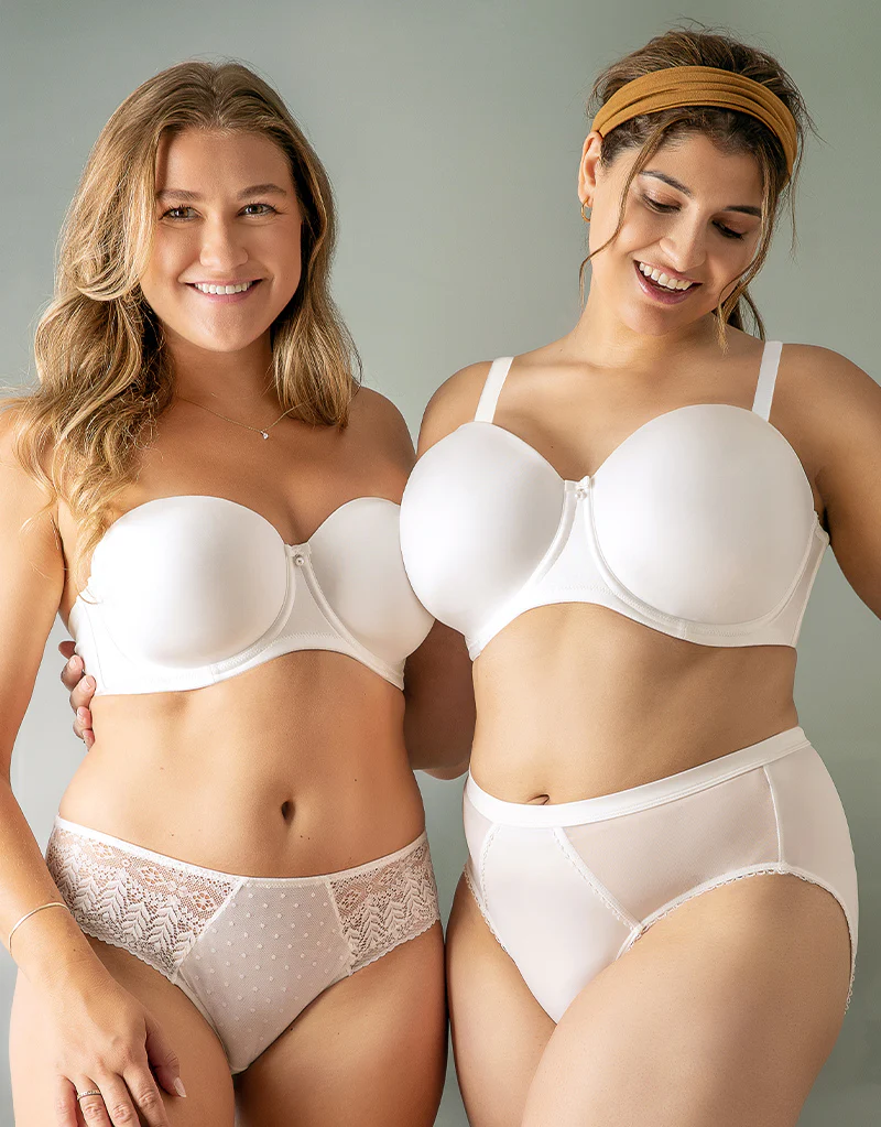 Parfait Elise Strapless Bra Pearl White - Image 2
