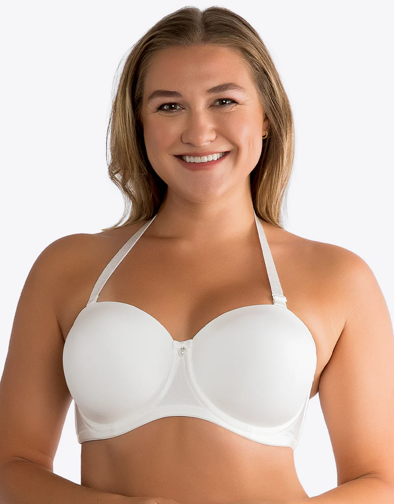 Parfait Elise Strapless Bra Pearl White - Image 9