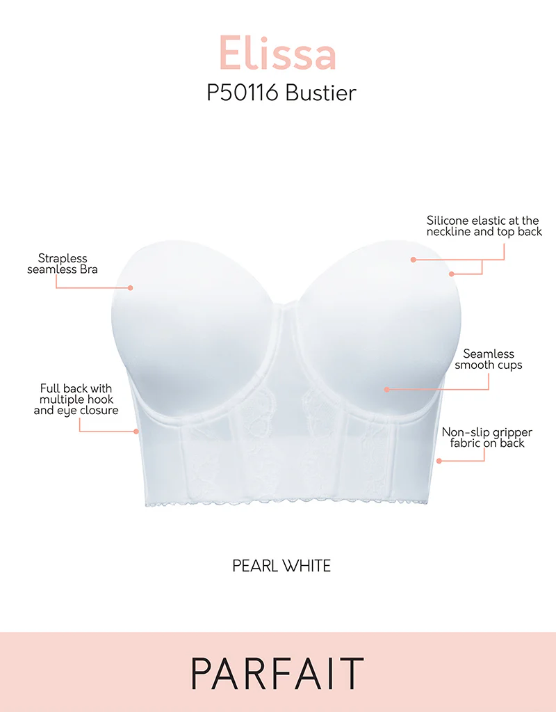 Parfait Elissa Bustier Pearl White - Image 5