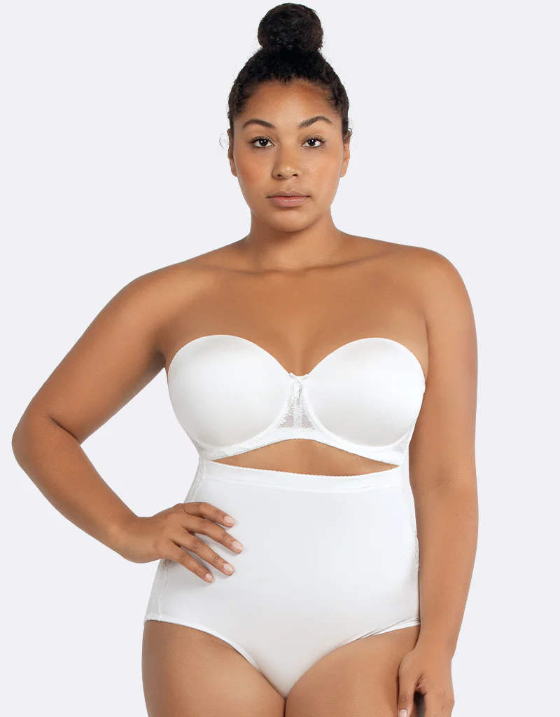 Parfait Elissa Strapless Bra Pearl White - Image 3