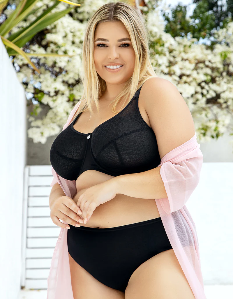 Parfait Enora Minimizer Full Cup Bra Black - Image 2