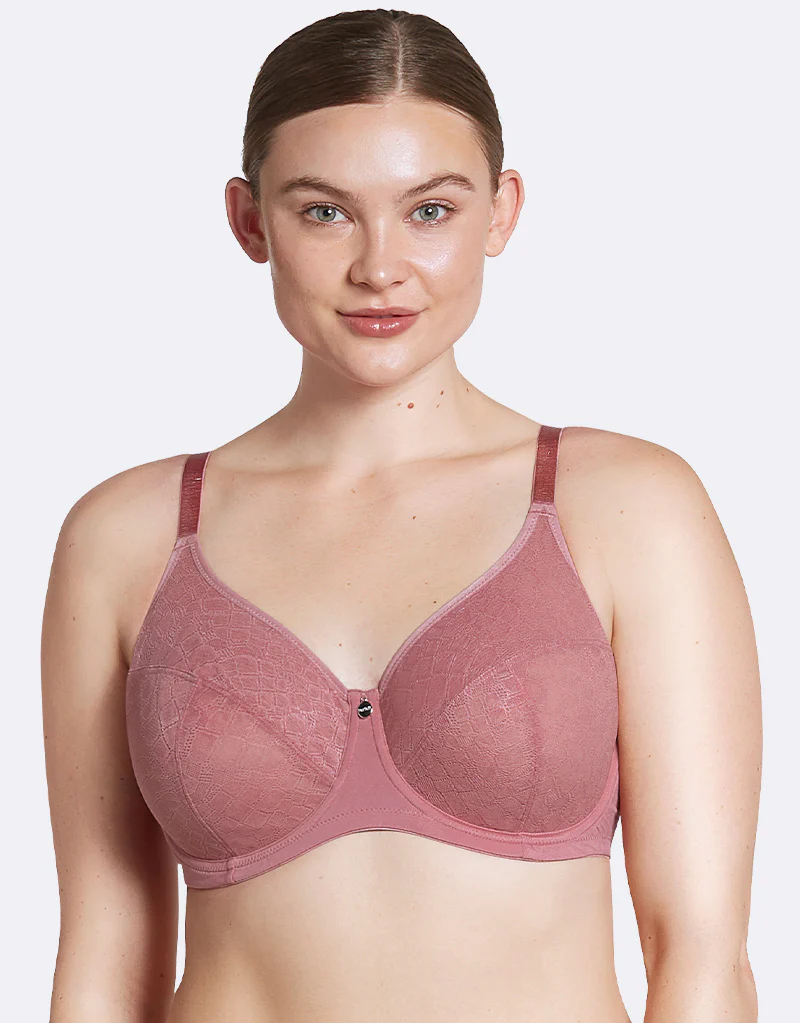 Parfait Enora Minimizer Full Cup Bra Dusty Pink - Image 3