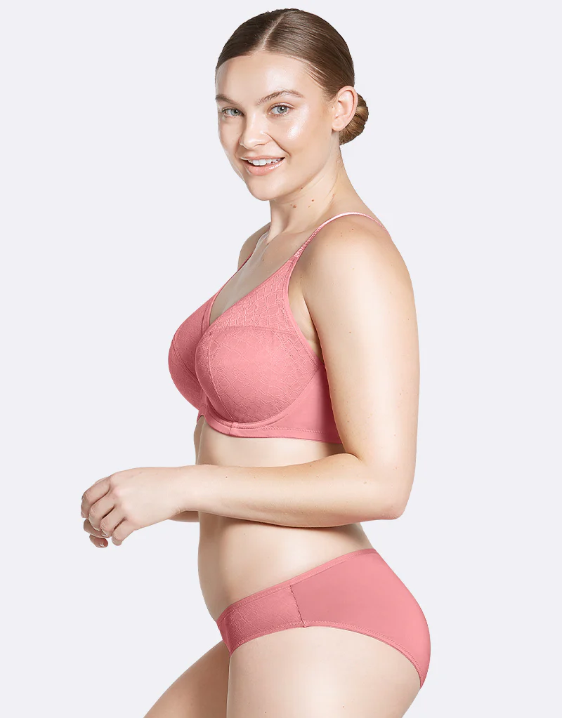 Parfait Enora Minimizer Full Cup Bra Dusty Pink - Image 7