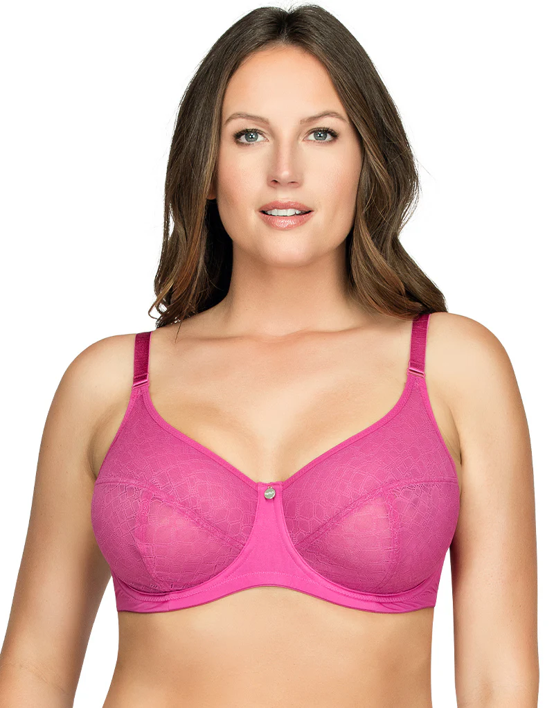Parfait Enora Minimizer Full Cup Bra Raspberry Pink - Image 3