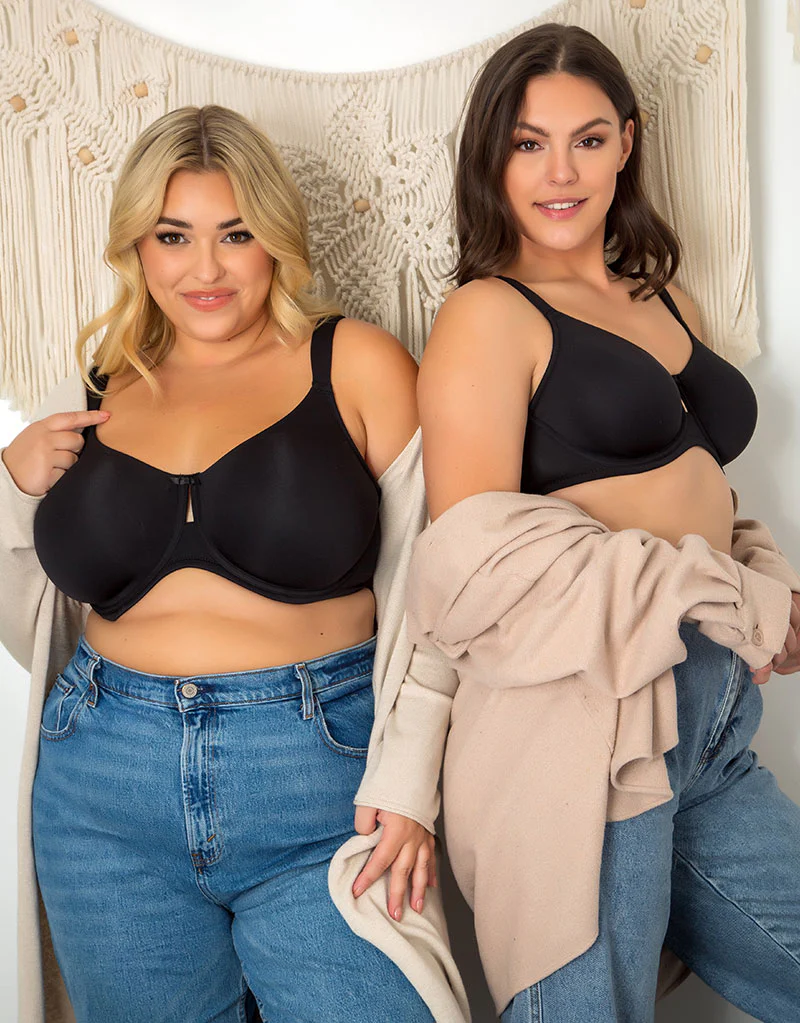 Parfait Erika Moulded Full Cup T Shirt Bra Black - Image 9
