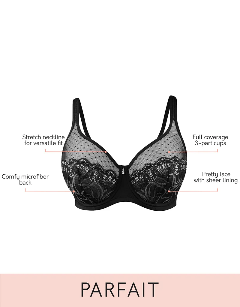 Parfait Marrianne Balconette Bra Black - Image 8