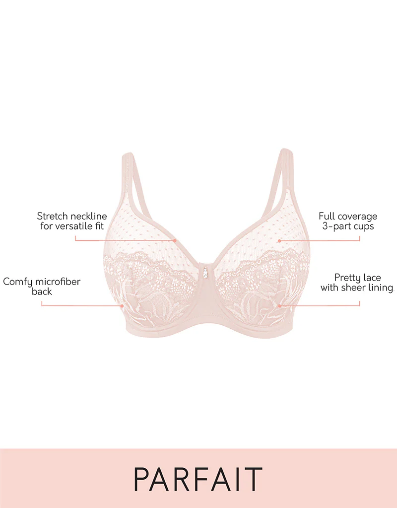 Parfait Marrianne Balconette Bra Porcelain/White - Image 8