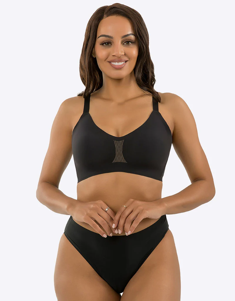 Parfait Simplicity Wirefree Bra Black