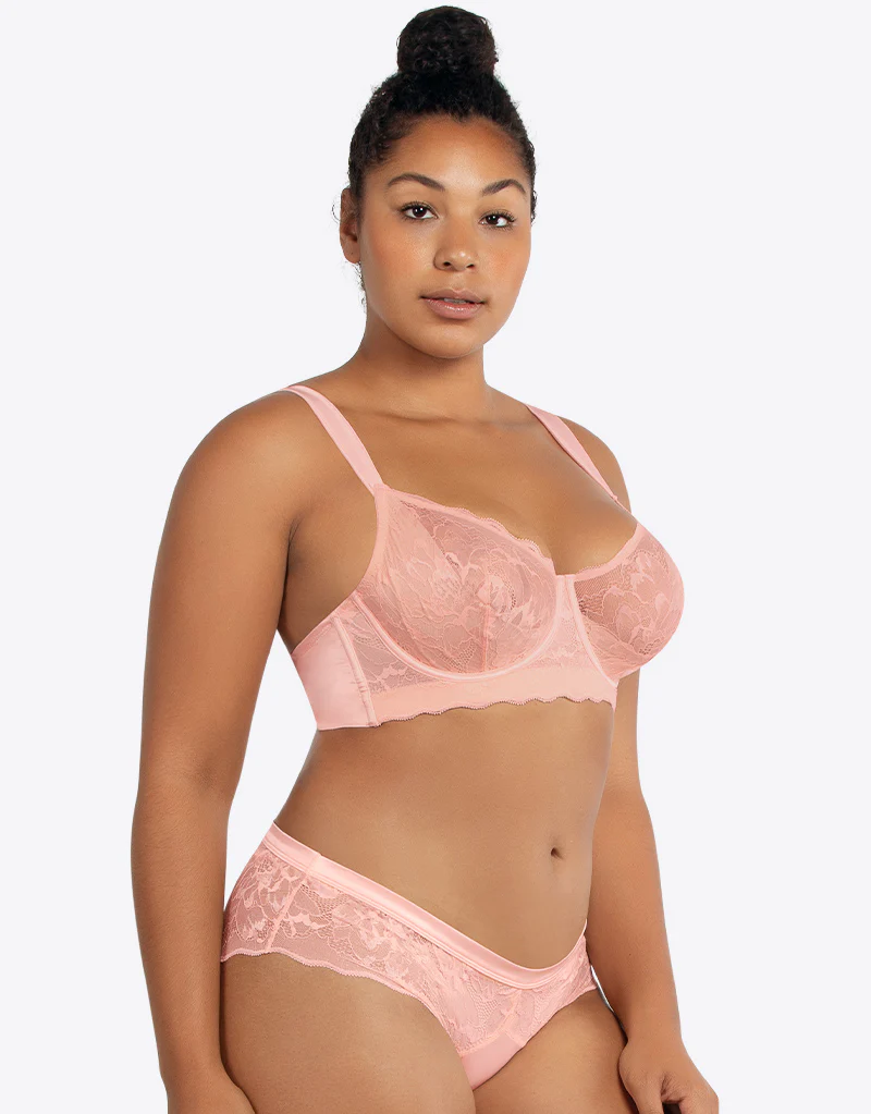 Parfait Vanessa Unlined Wired Bra Peach - Image 7