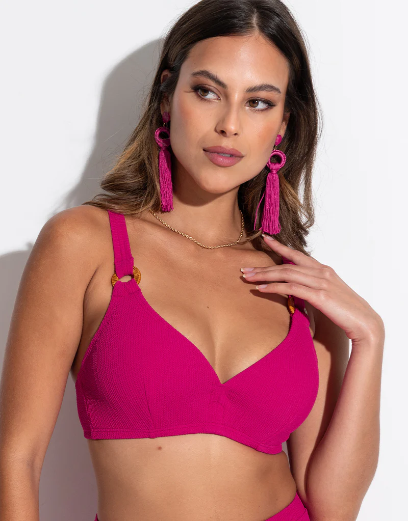 Pour Moi Cali Bikini Top Pink - Image 3