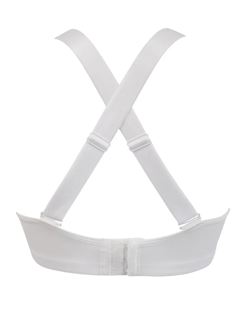 Pour Moi Energy Empower Lightly Padded Convertible Sports Bra White - Image 5