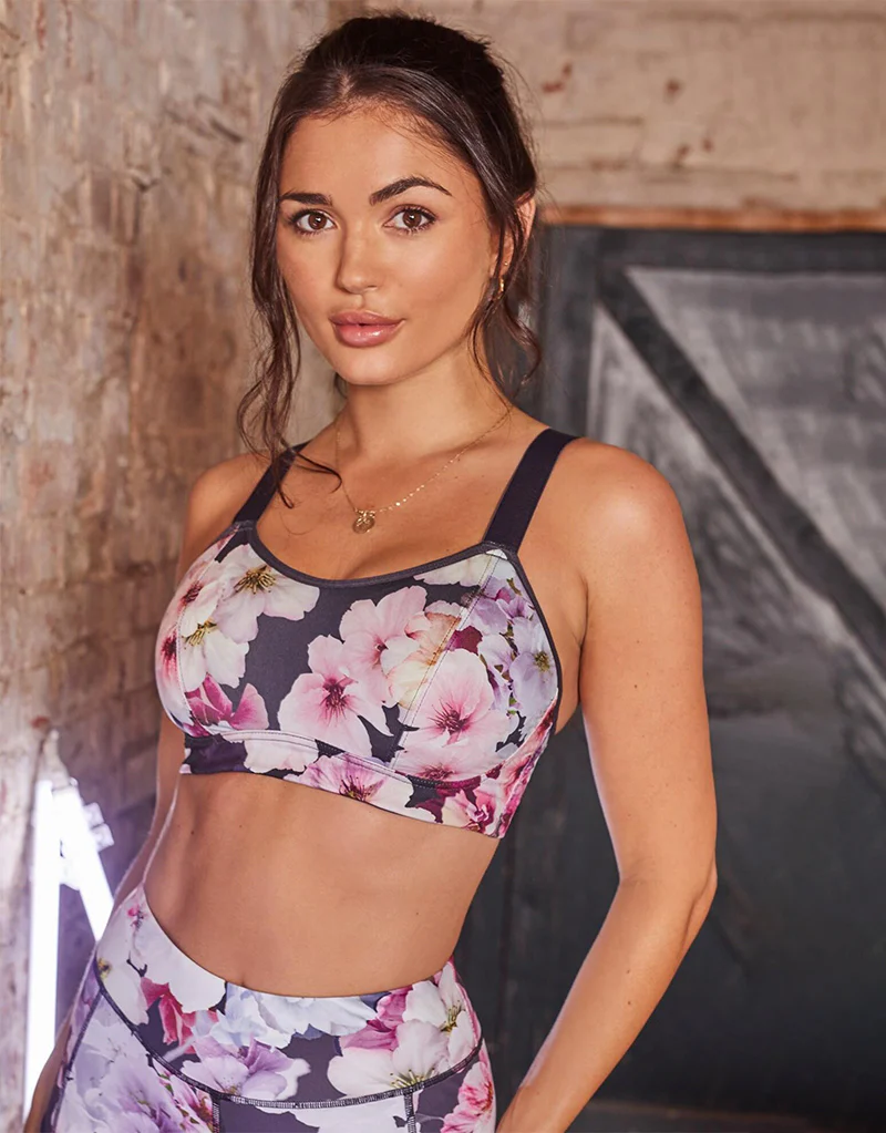 Pour Moi Energy Empower Lightly Padded Convertible Sports Bra Charcoal - Image 7