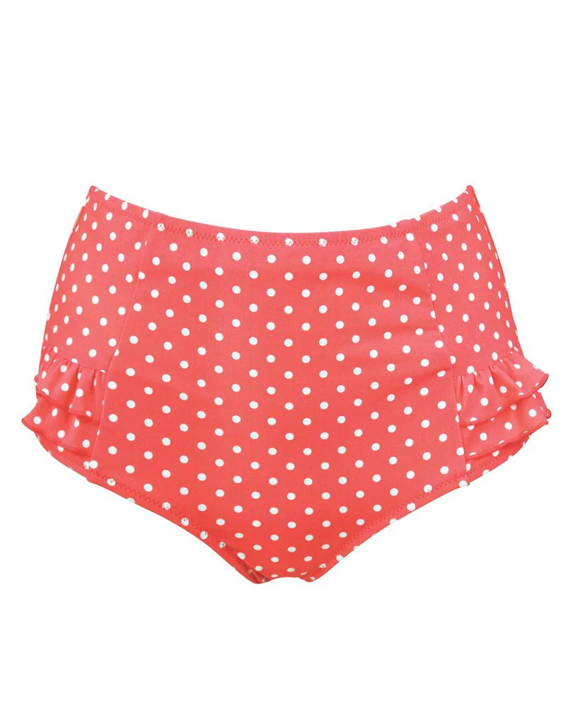 Pour Moi Hot Spots Control Bikini Brief Coral - Image 2