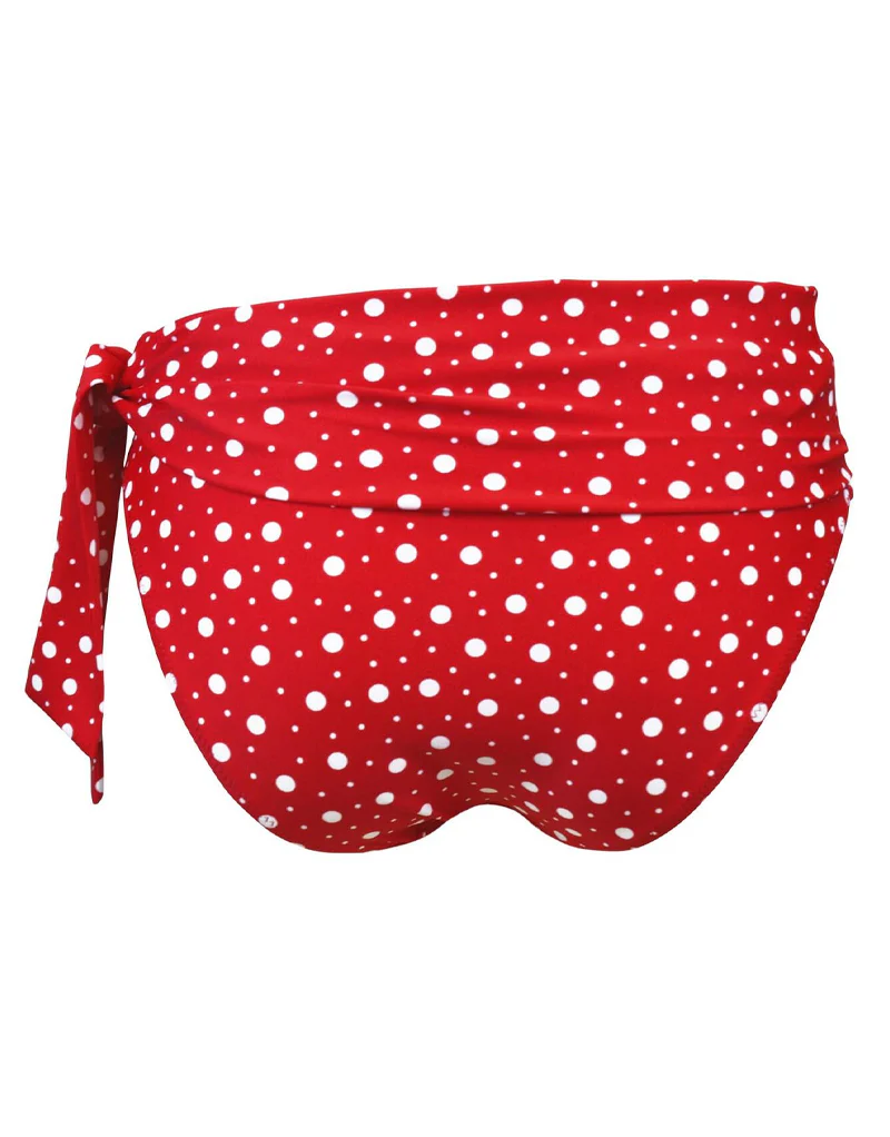 Pour Moi Mini Maxi Fold Bikini Brief Red - Image 3