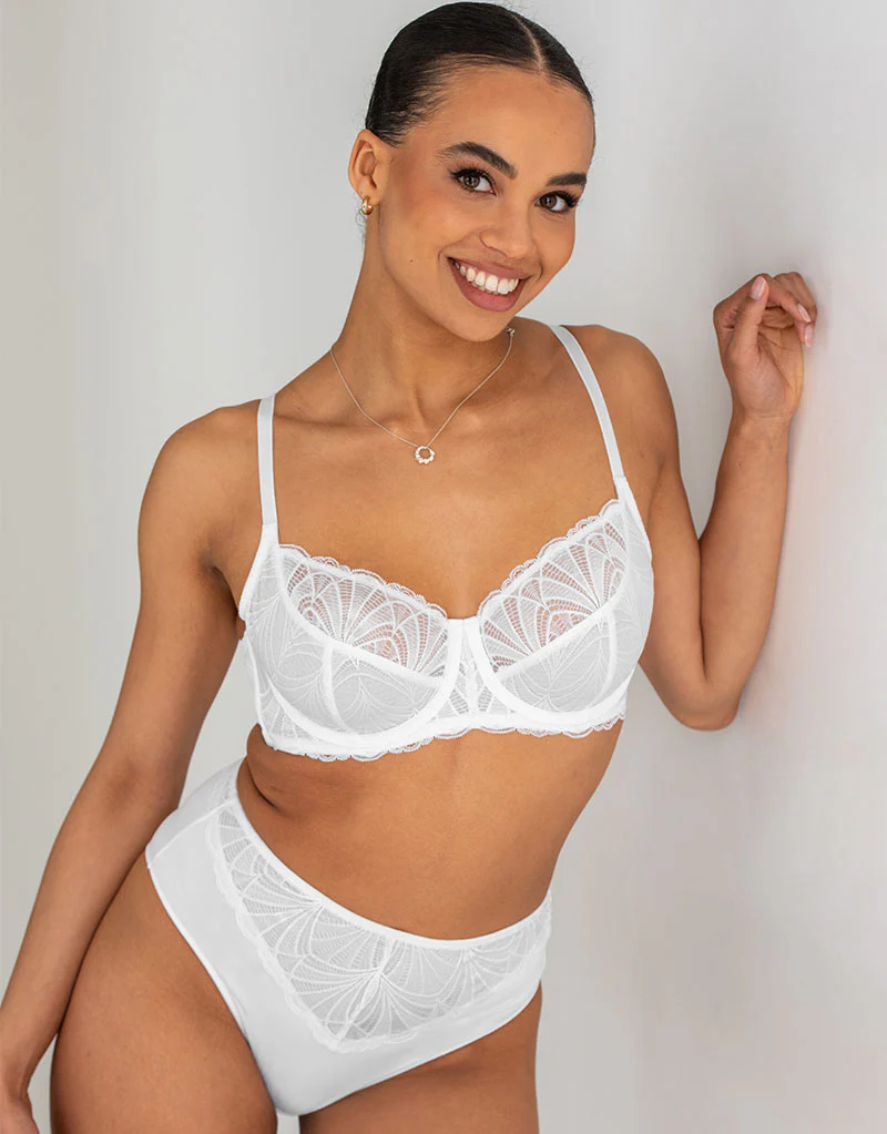 Pour Moi New Romance Full Cup Bra White