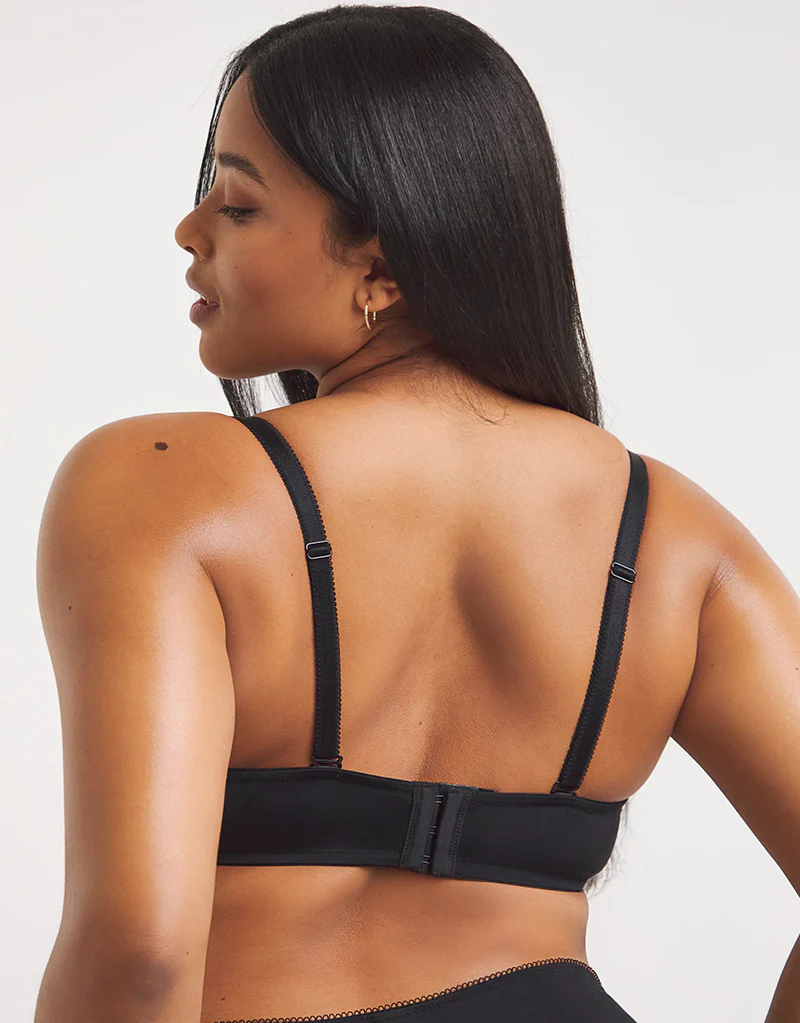 Pretty Secrets Ella Lace Multiway Strapless Bra Black - Image 5