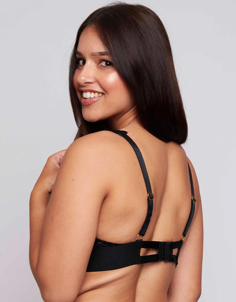 Rougette by Tutti Rouge Bella Bralette Black - Image 5