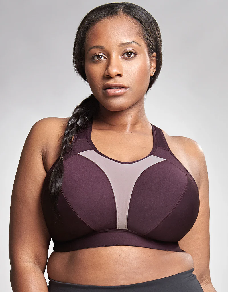 Royce Aerocool High Impact Sports Bra Blackberry - Image 3