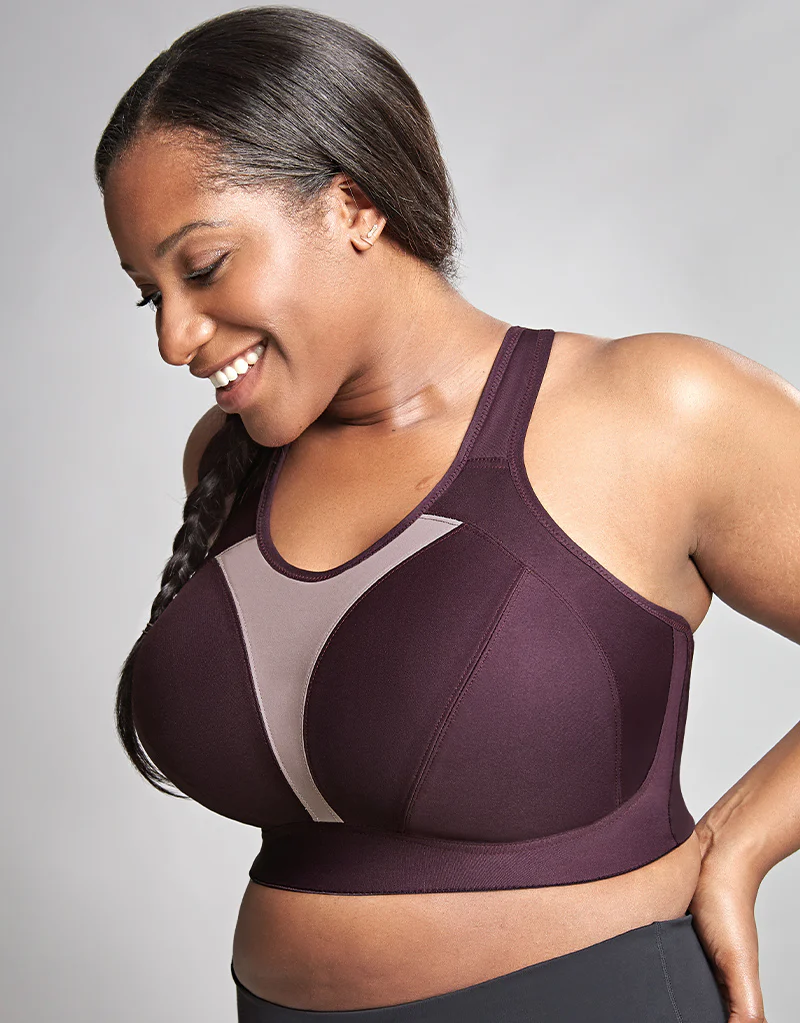 Royce Aerocool High Impact Sports Bra Blackberry - Image 5