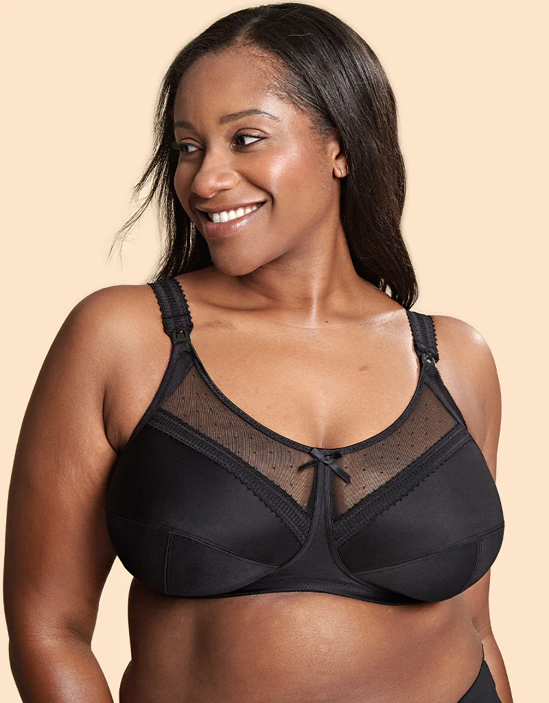 Royce Charlotte Nursing Bra Black - Image 2