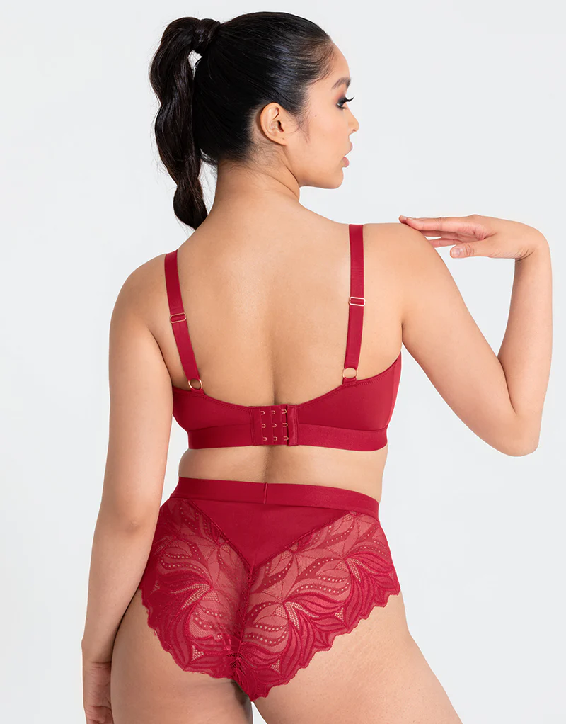 Scantilly Indulgence Non-Wired Bralette Red - Image 7