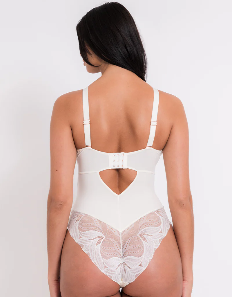 Scantilly Indulgence Multiway Stretch Lace Body Ivory - Image 6