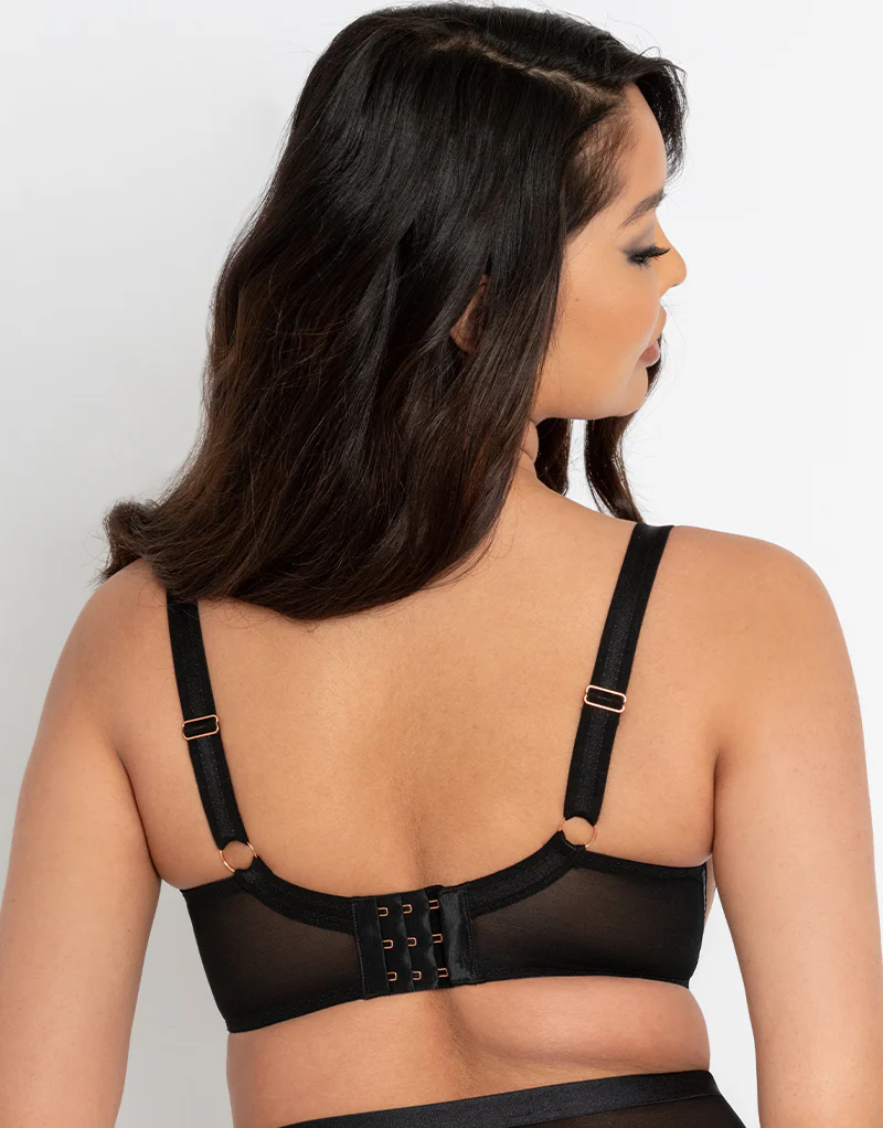 Scantilly Lovers Knot Balcony Bra Black/Latte - Image 5
