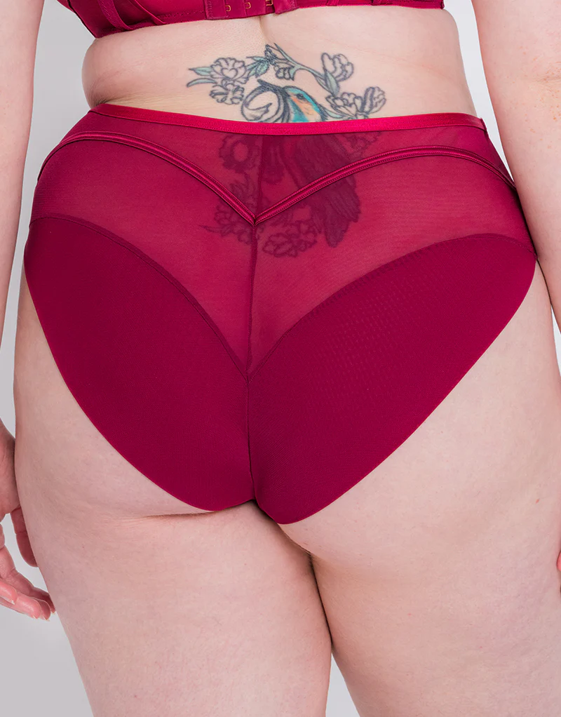 Scantilly Senses High Waist Brief Cherry - Image 2