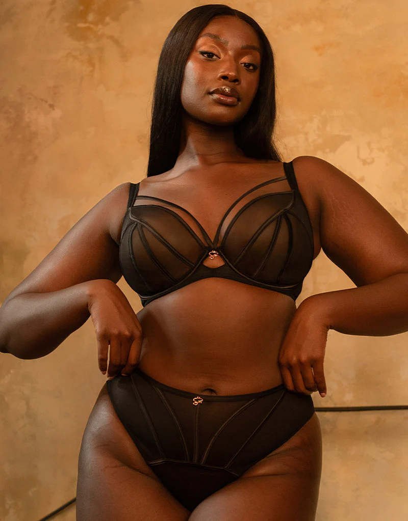 Scantilly Senses Plunge Bra Black - Image 2