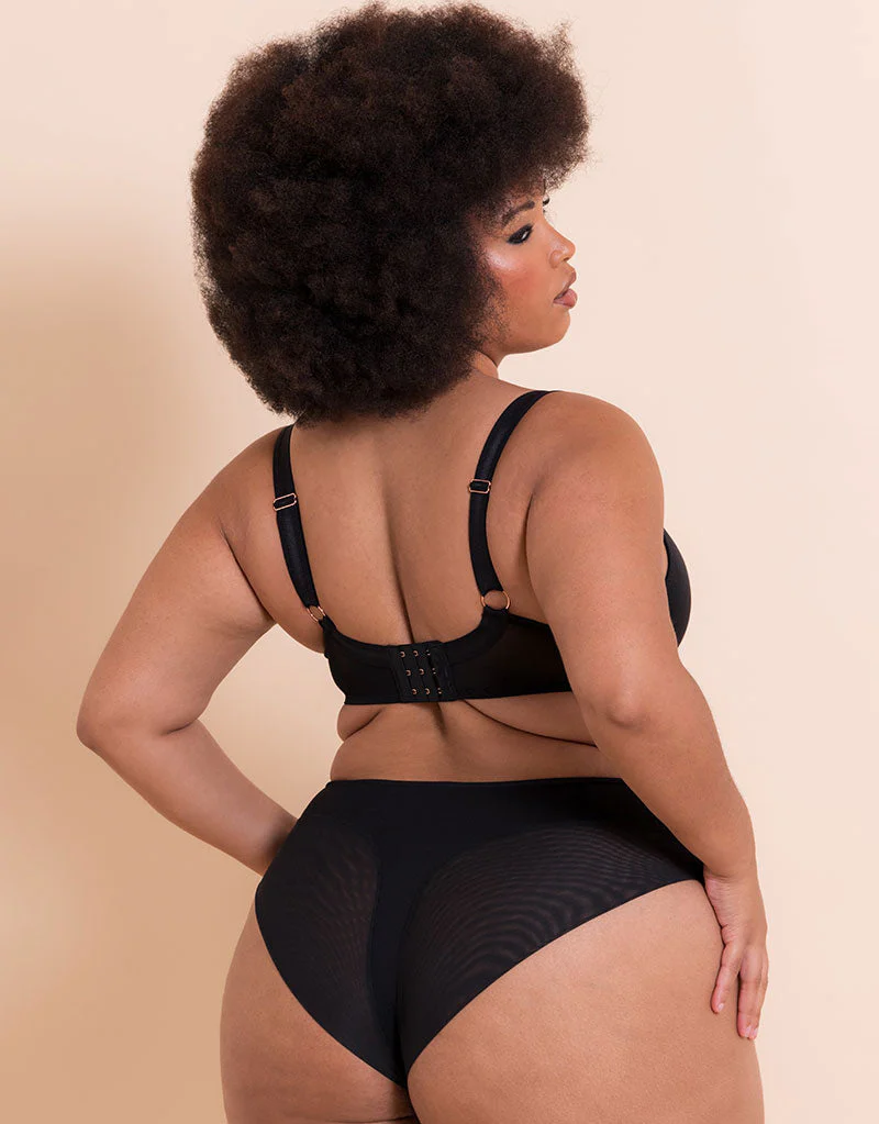 Scantilly Swerve Bandeau Bra Black - Image 6